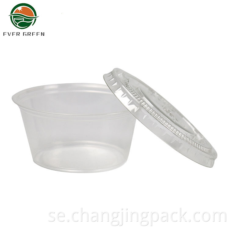  Available with compatible flat lids, great for small side dishes, transporting sauces, whipped butter and so on.